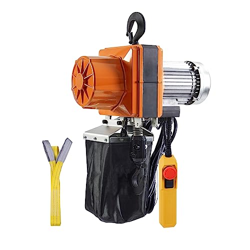 VEVOR Polipasto Eléctrico de Cadena 1100W Capacidad de Carga 998kg Altura Máxima de...